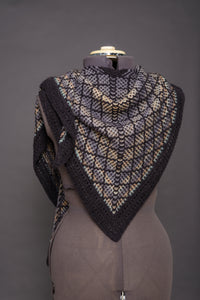 Mosaic-Knit-scarf