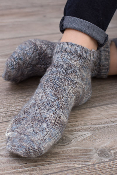 Ankle Sock Pattern with Lace on Top