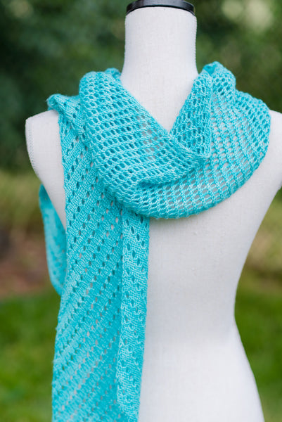 lace scarf knitting 