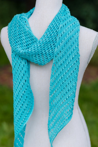 lace scarf handknit