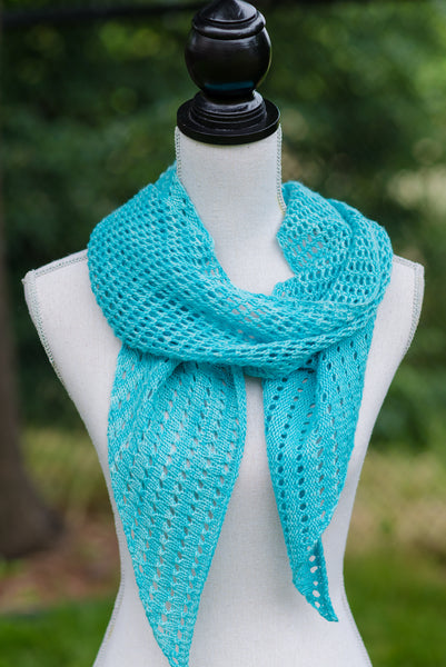 lace scarf knitting