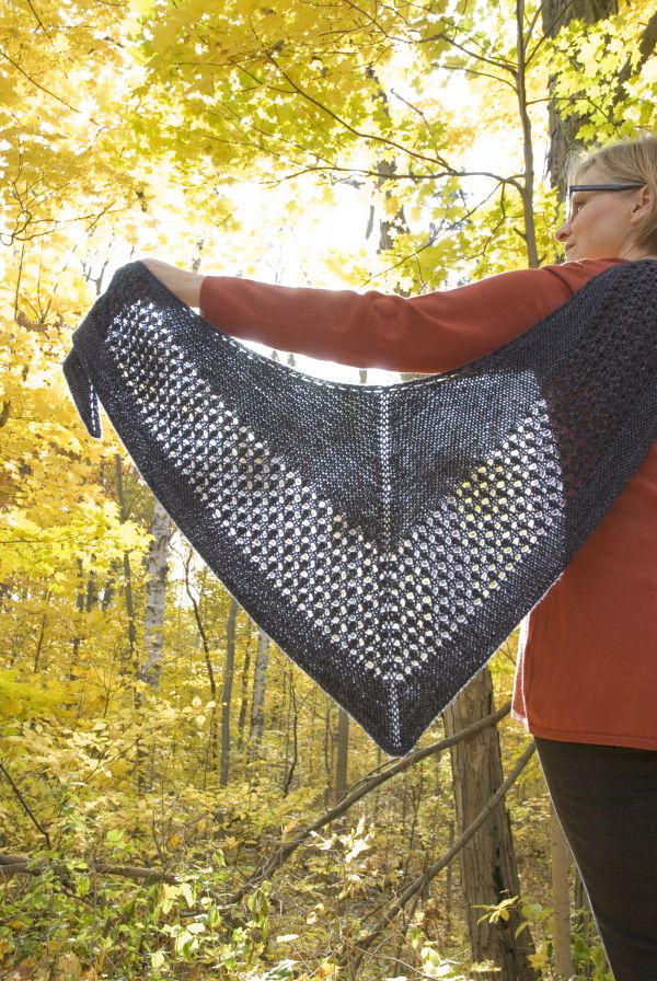knitted shawl pattern
