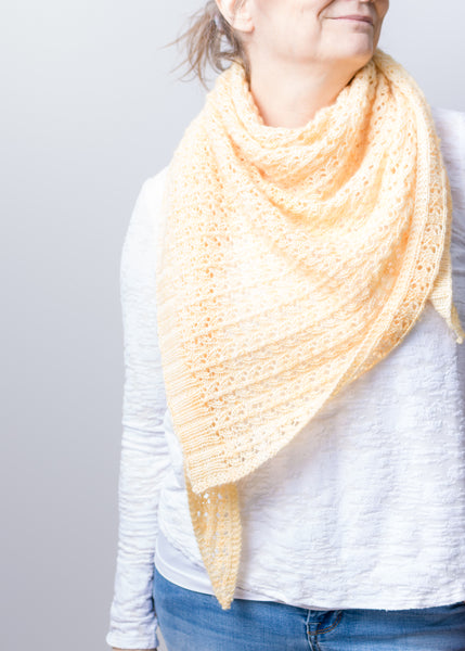 Vertical Sunshine Shawl Pattern