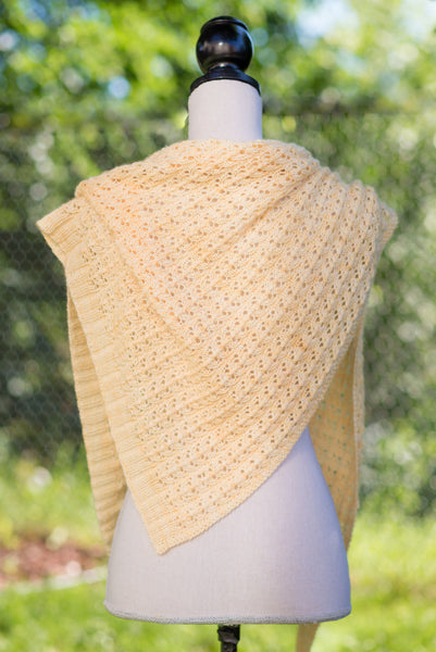 Vertical Sunshine Shawl Pattern