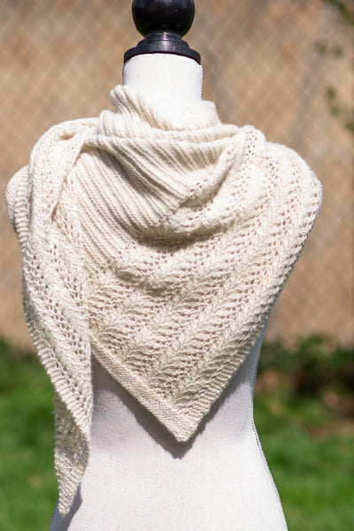 knitting pattern lace shawl